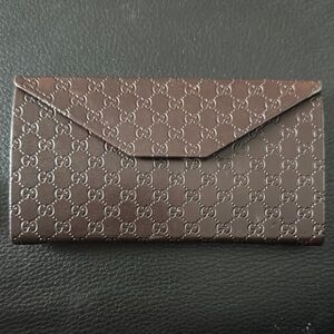 Gucci Brown Embossed Wallet